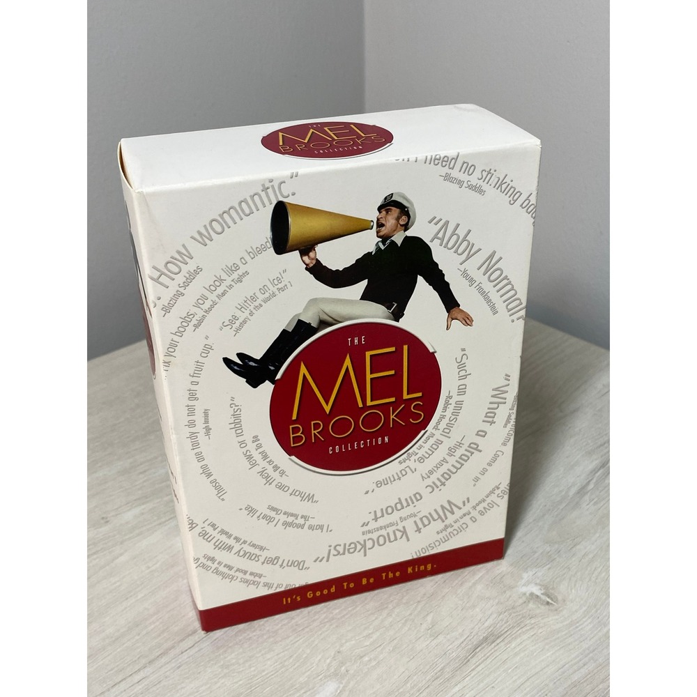 Mel Brooks Collection 8 Pack of Laughs DVD Box Set Blazing Saddles Comedy Movie